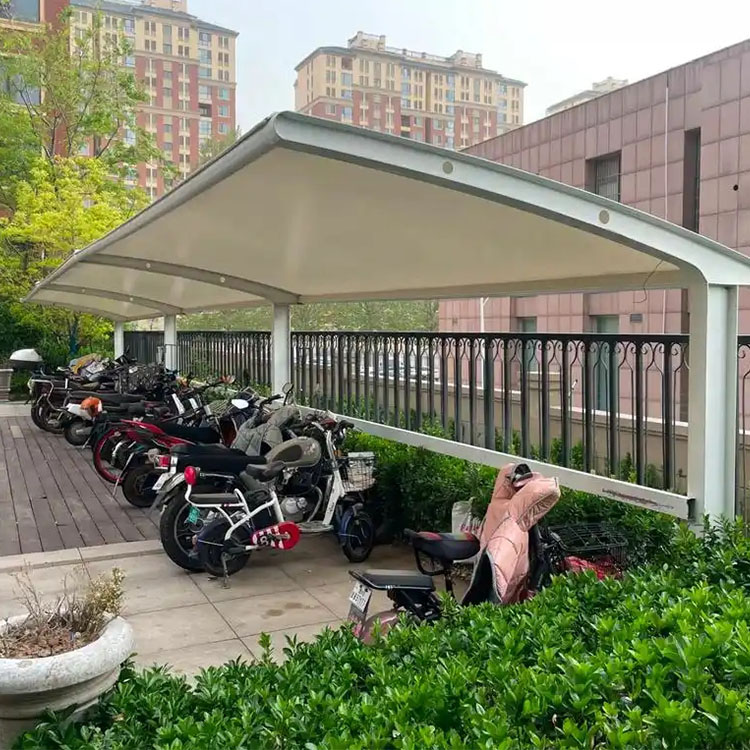 浚县膜结构电动车棚